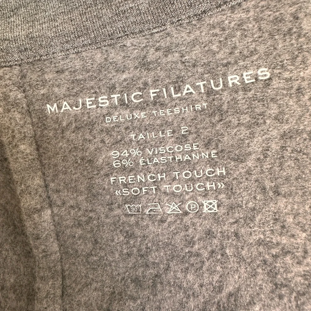 Majestic Filatures Women's Fitted Linen Blazer in Orage Size 2 - Picture 7 of 8